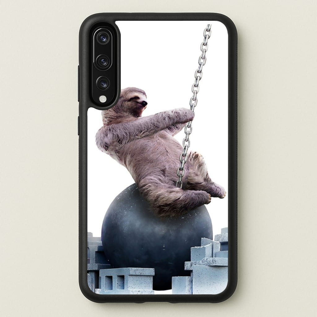 Wrecking Ball Sloth - Miley Cyrus Phone Case for Huawei P20 Pro