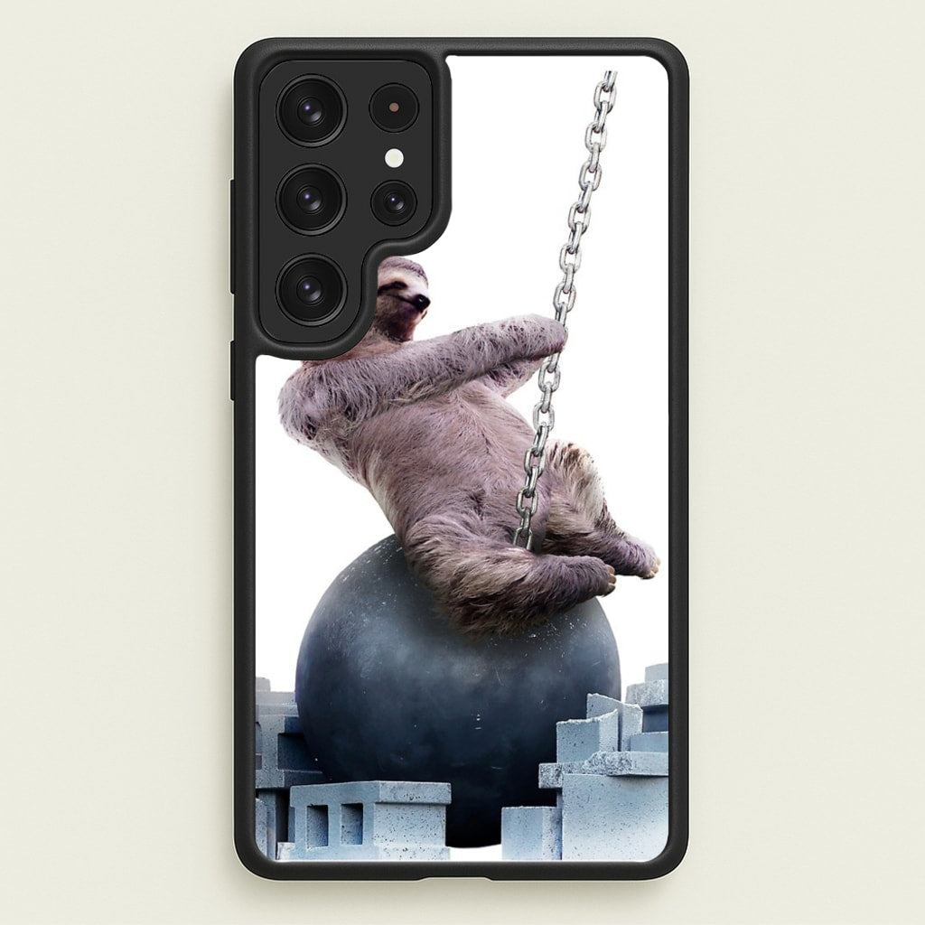 Wrecking Ball Sloth - Miley Cyrus Phone Case for Galaxy S23 Ultra