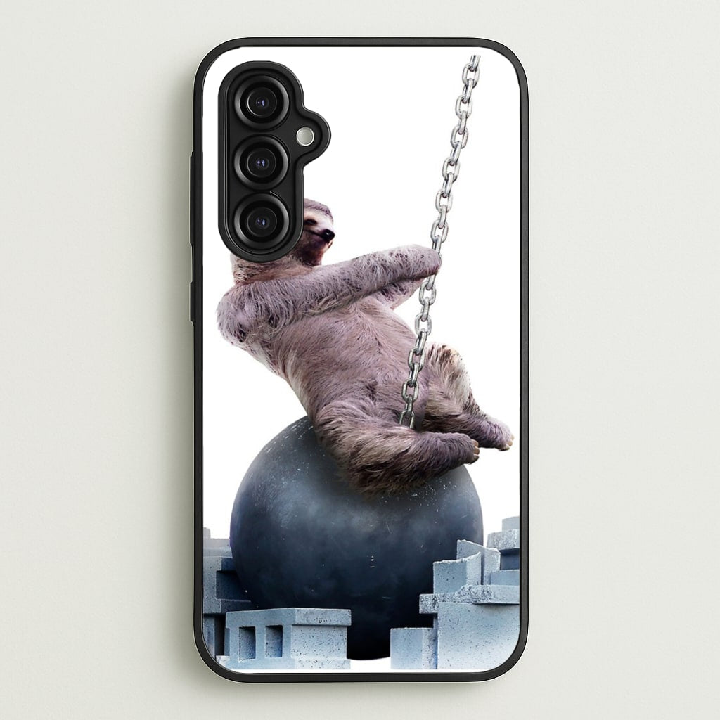 Wrecking Ball Sloth - Miley Cyrus Phone Case for Galaxy A14