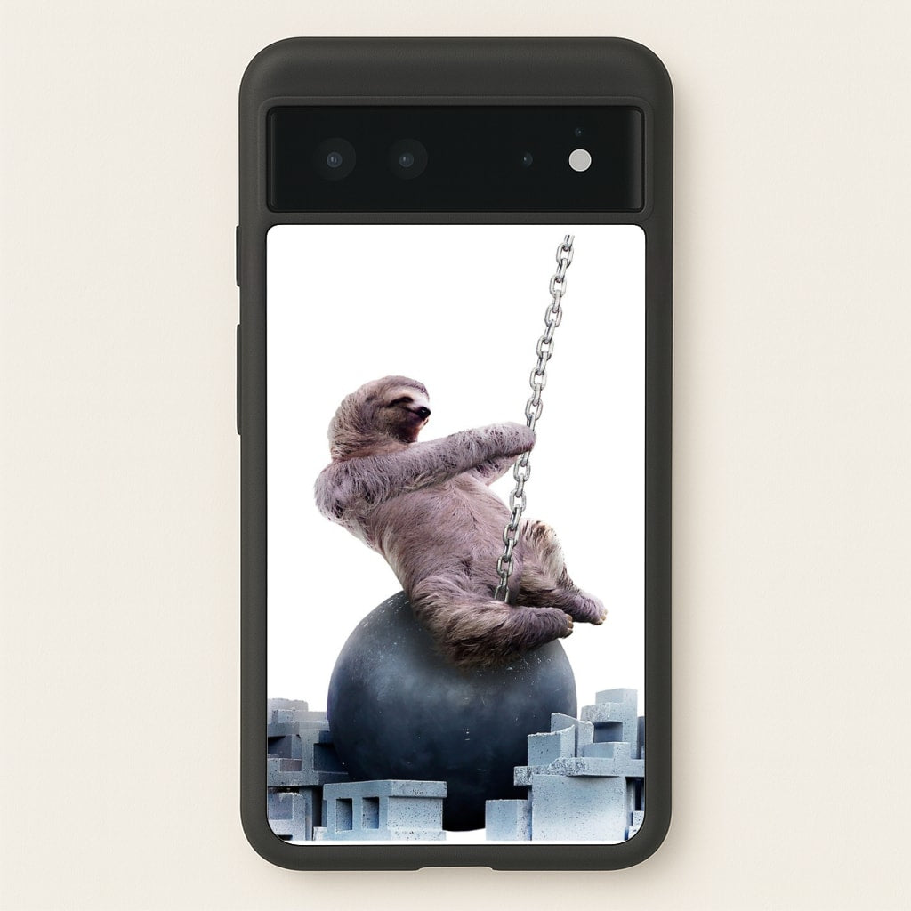 Wrecking Ball Sloth - Miley Cyrus Phone Case for Google Pixel 6