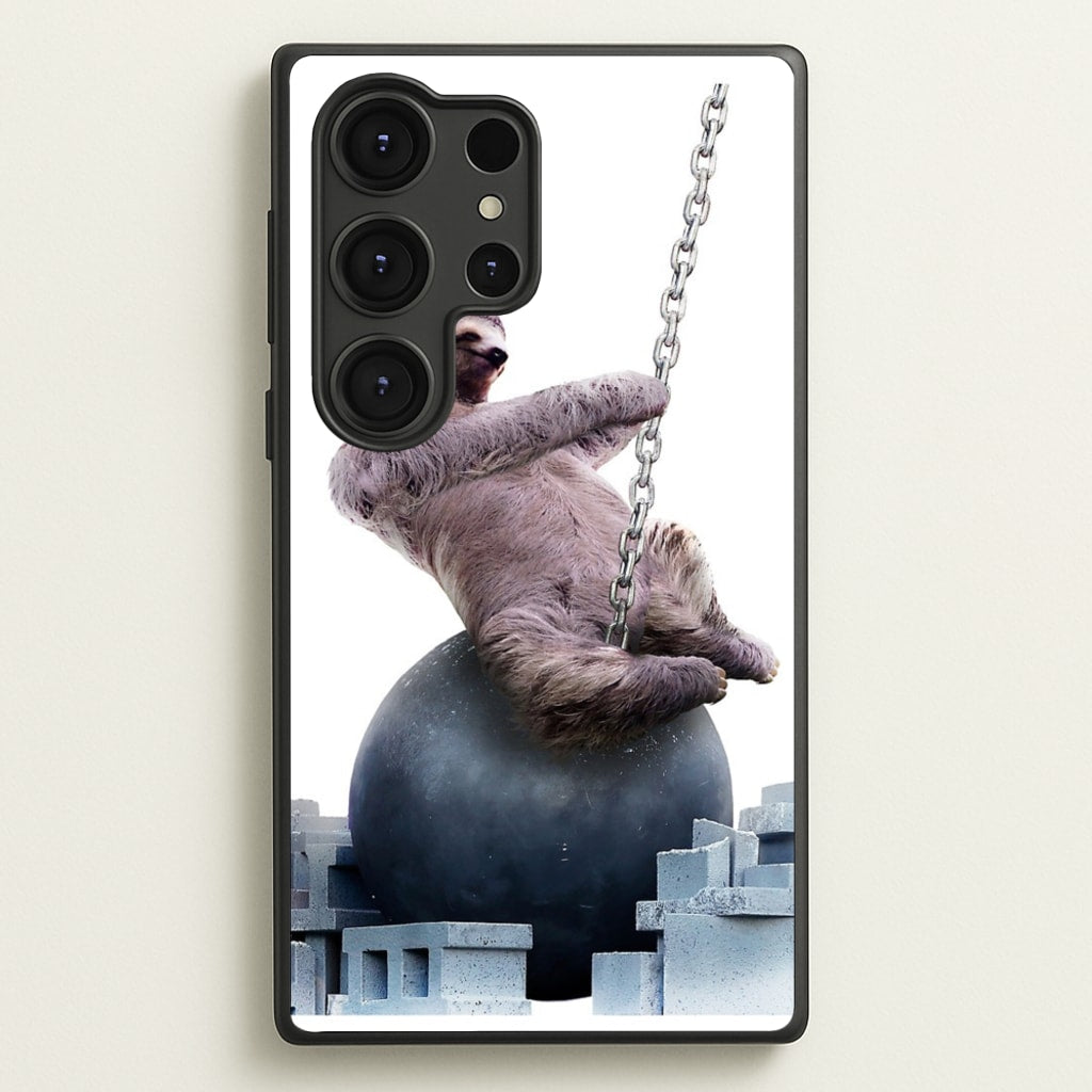 Wrecking Ball Sloth - Miley Cyrus Phone Case for Galaxy S25 Ultra