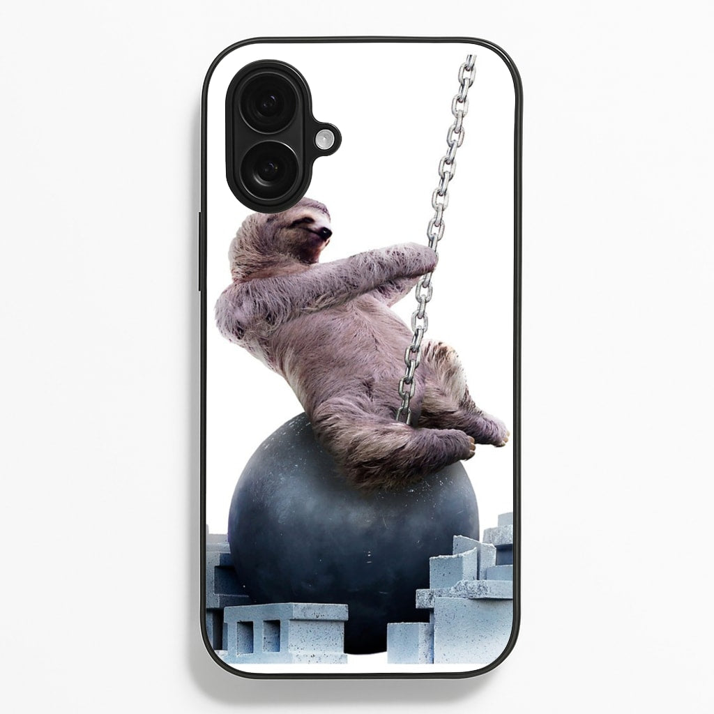Wrecking Ball Sloth - Miley Cyrus Phone Case for iPhone 16 Plus