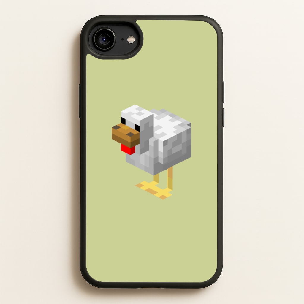 Mining Chicken - Minecraft Phone Case for iPhone 6 / 7 / 8 / SE