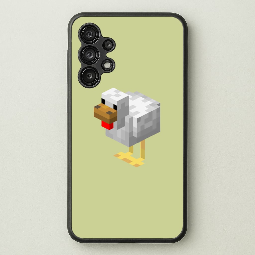 Mining Chicken - Minecraft Phone Case for Galaxy A13
