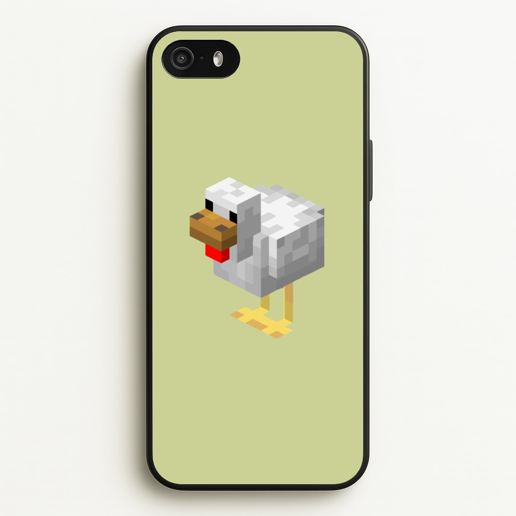 Mining Chicken - Minecraft Phone Case for iPhone 5 / 5s / SE 2016