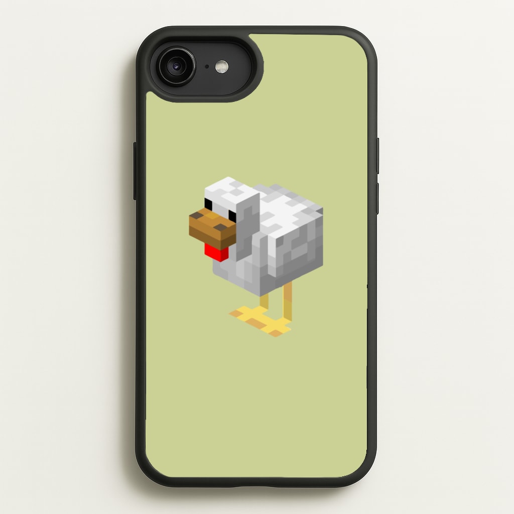 Mining Chicken - Minecraft Phone Case for iPhone 6 Plus / 7 Plus / 8 Plus