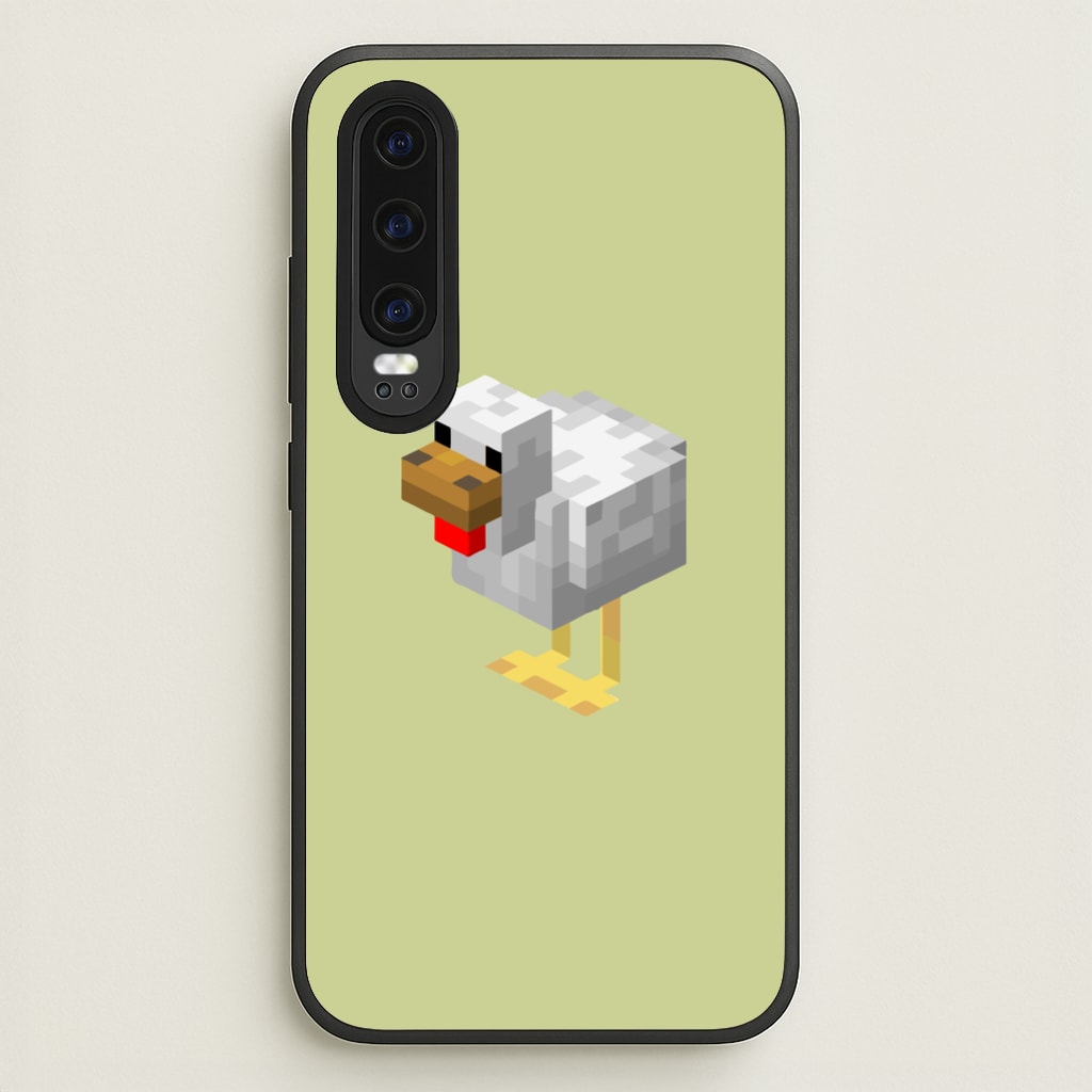 Mining Chicken - Minecraft Phone Case for Huawei P30