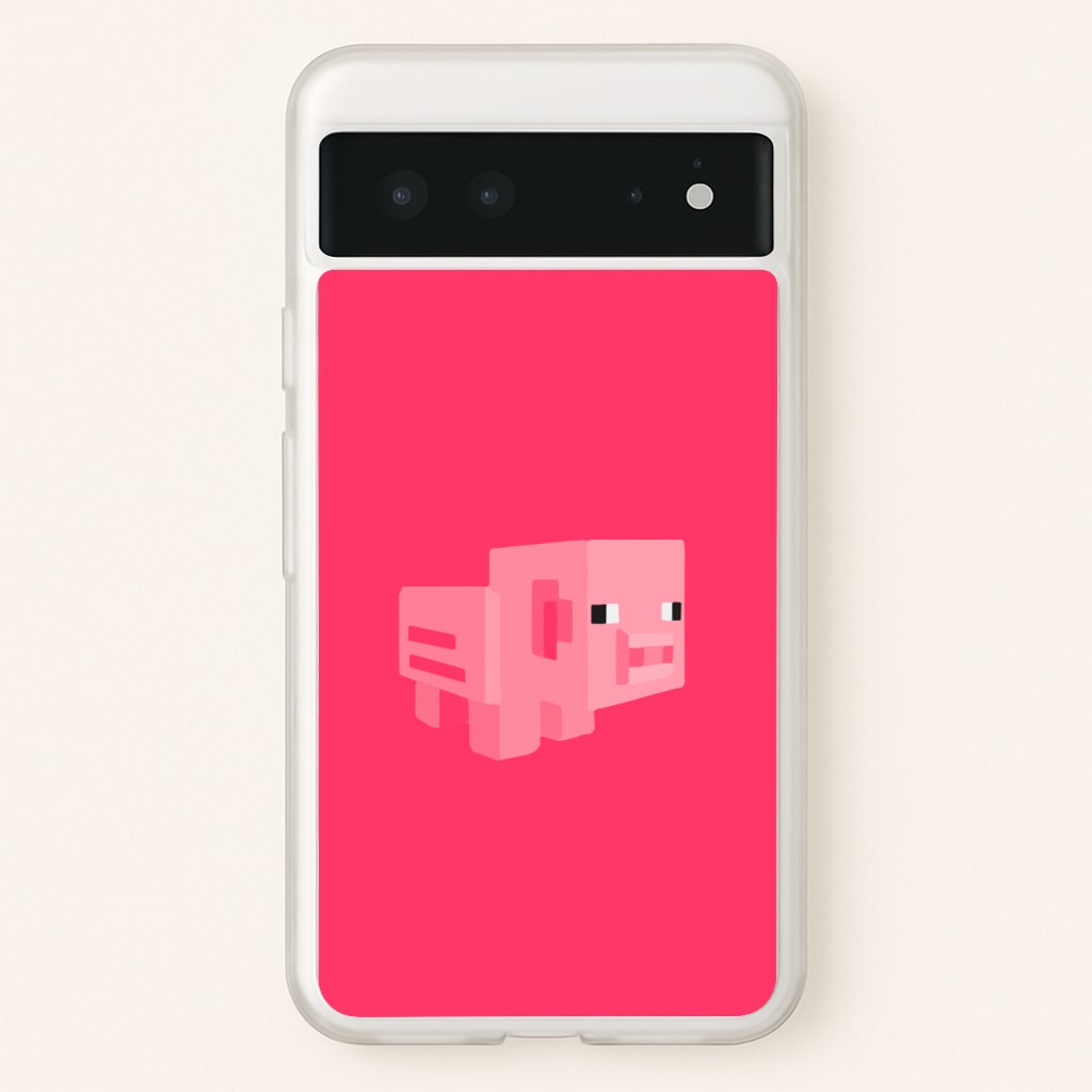 Mining Pig - Minecraft Phone Case for Google Pixel 6