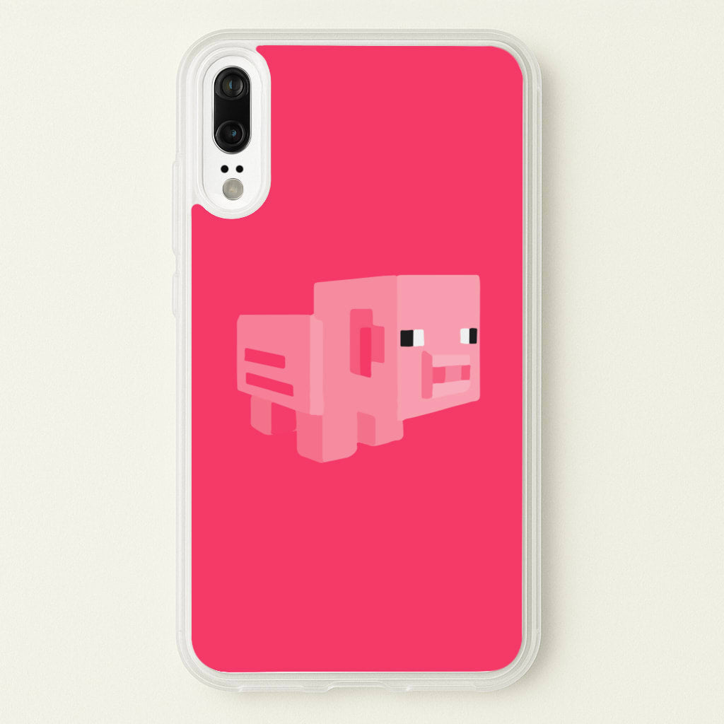 Mining Pig - Minecraft Phone Case for Huawei P20