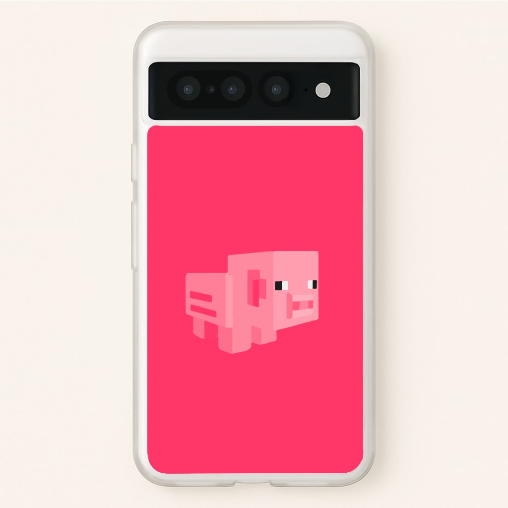 Mining Pig - Minecraft Phone Case for Google Pixel 7 Pro