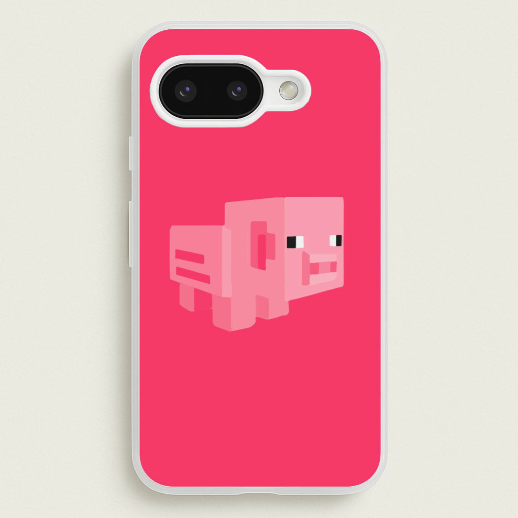 Mining Pig - Minecraft Phone Case for Google Pixel 9a