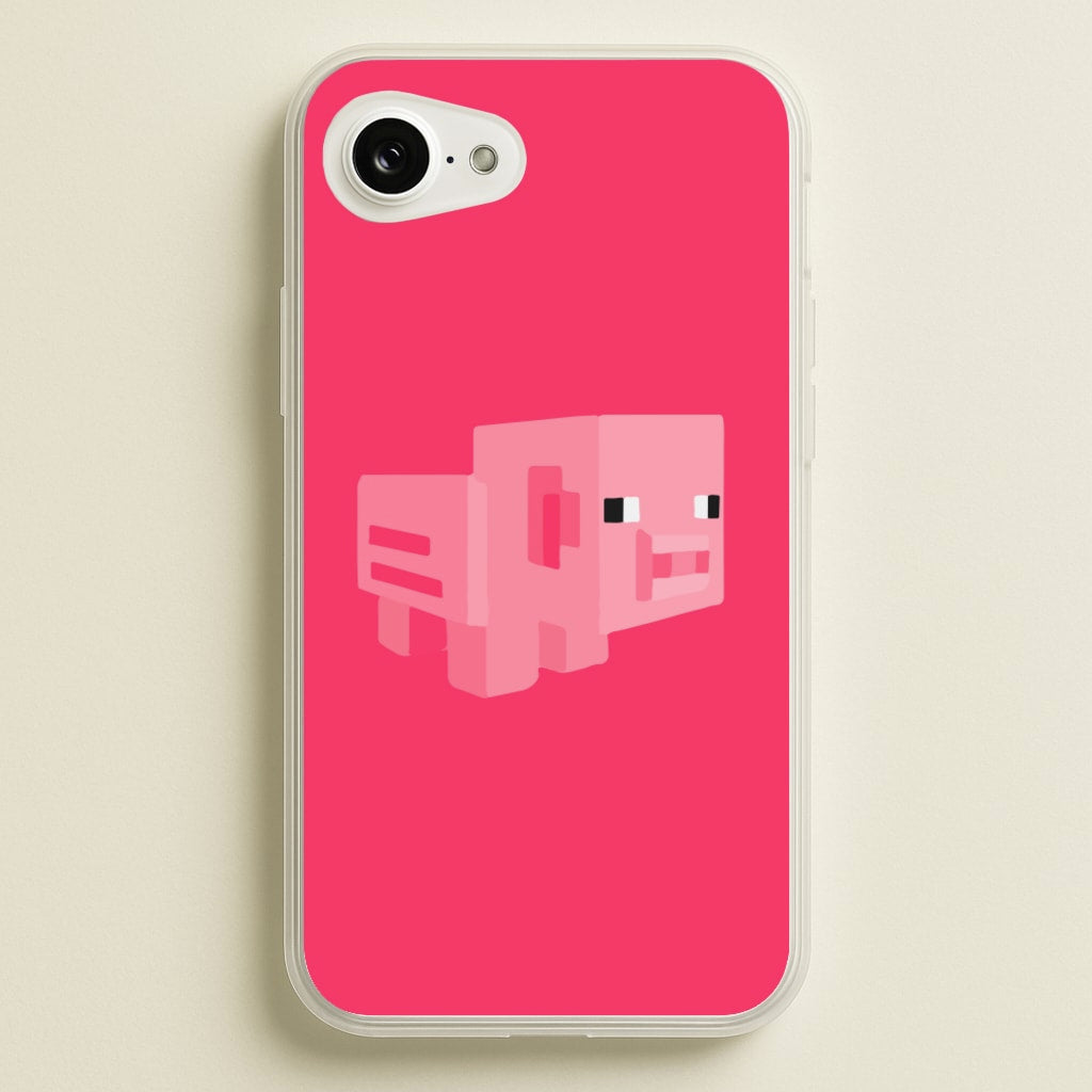 Mining Pig - Minecraft Phone Case for iPhone 16e