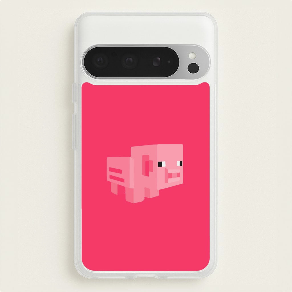 Mining Pig - Minecraft Phone Case for Google Pixel 9 Pro XL