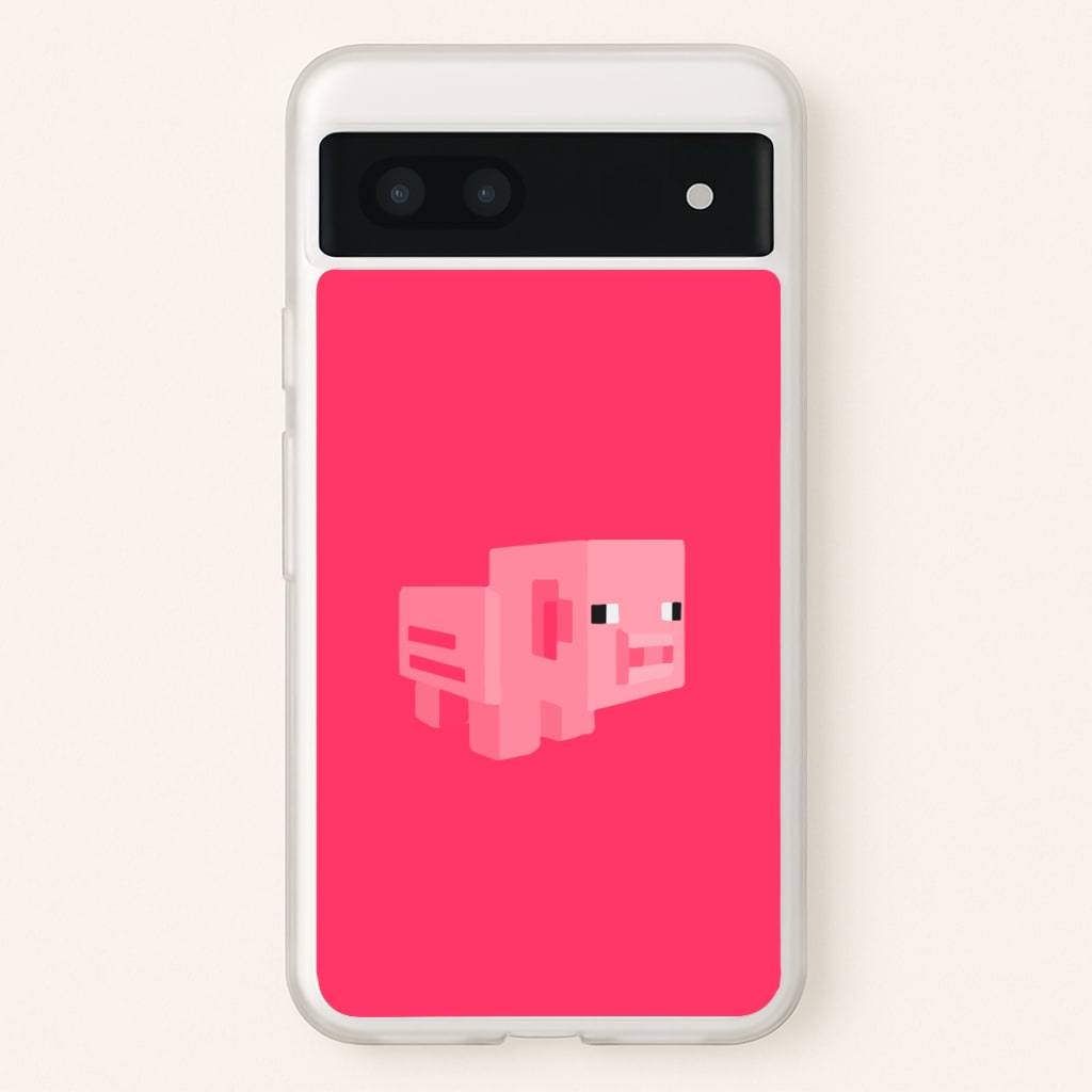 Mining Pig - Minecraft Phone Case for Google Pixel 7a
