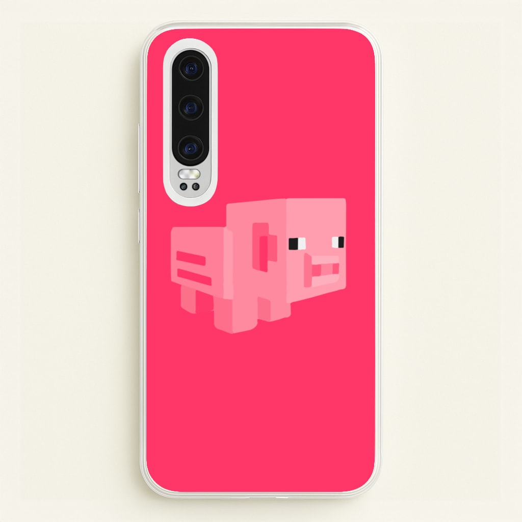 Mining Pig - Minecraft Phone Case for Huawei P30