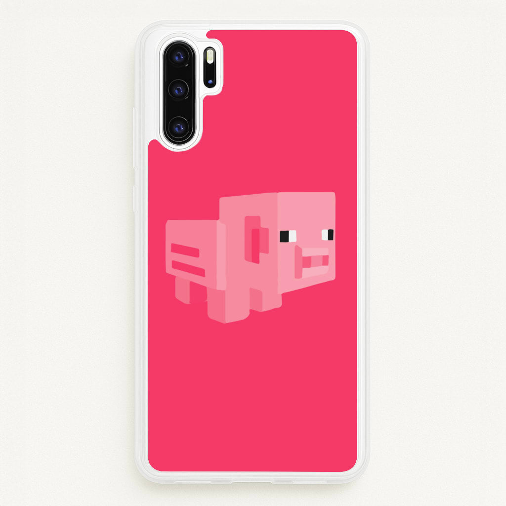 Mining Pig - Minecraft Phone Case for Huawei P30 Pro