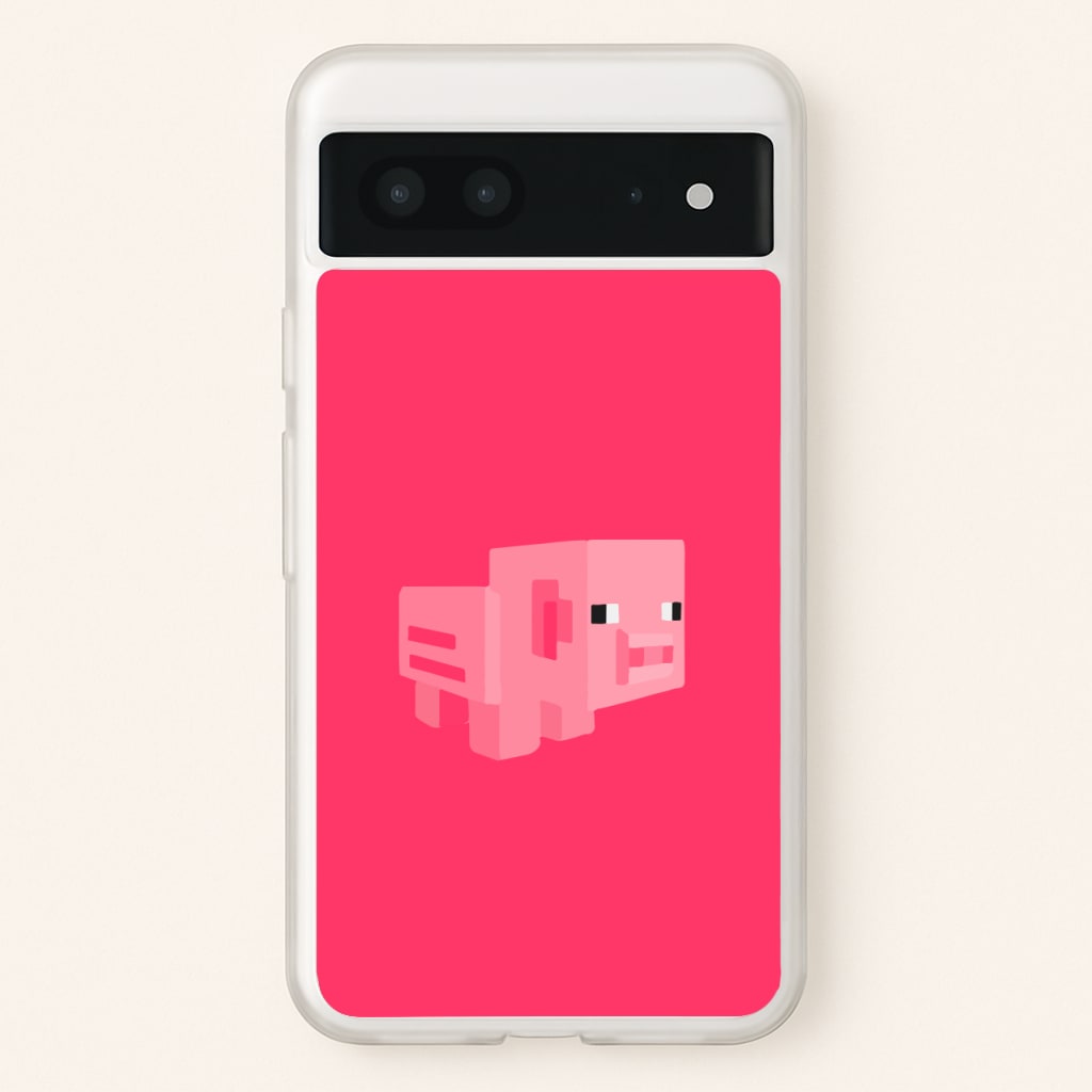 Mining Pig - Minecraft Phone Case for Google Pixel 7
