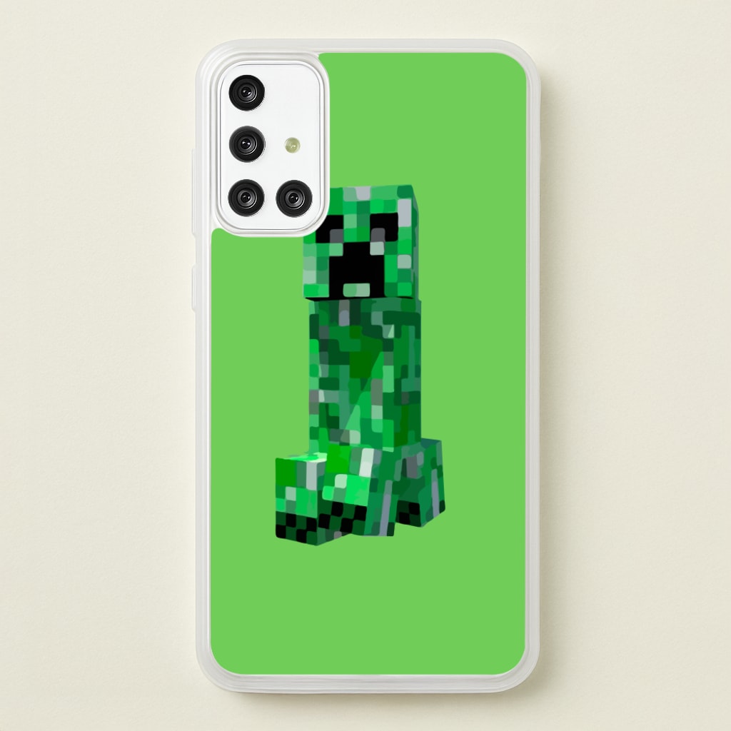 Mining Creeper - Minecraft Phone Case for Galaxy A71
