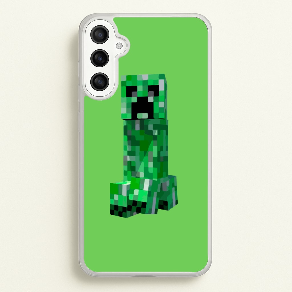 Mining Creeper - Minecraft Phone Case for Galaxy A36