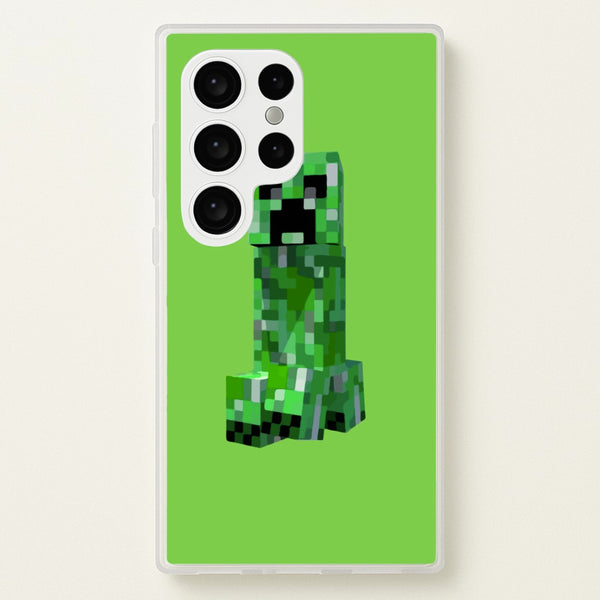 Mining Creeper - Minecraft Phone Case for Galaxy S24 Ultra