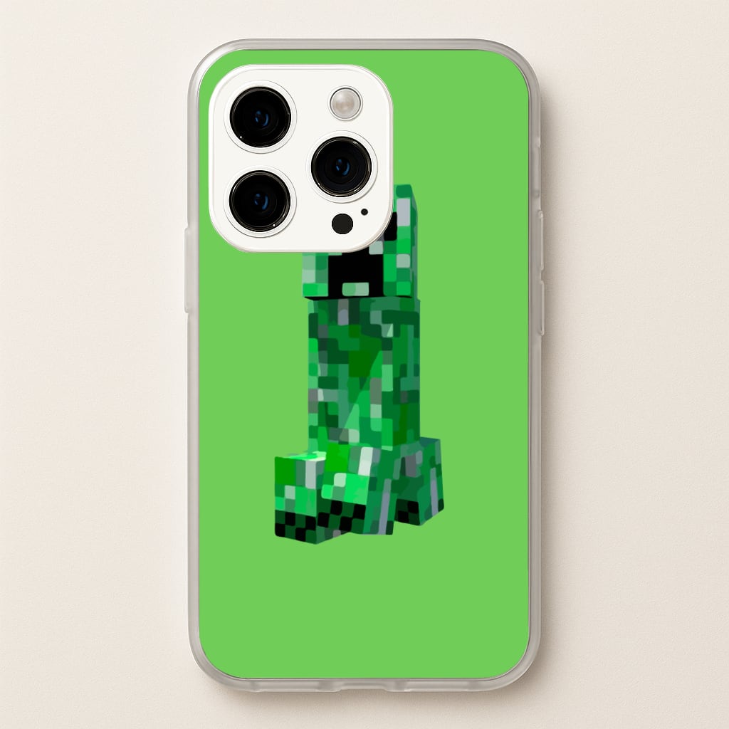 Mining Creeper - Minecraft Phone Case for iPhone 14 Pro