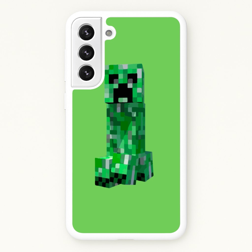 Mining Creeper - Minecraft Phone Case for Galaxy S22 Plus
