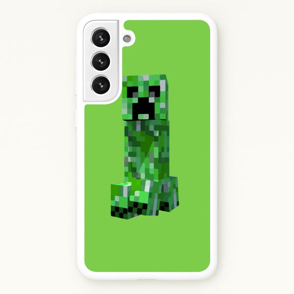 Mining Creeper - Minecraft Phone Case for Galaxy S22 Plus