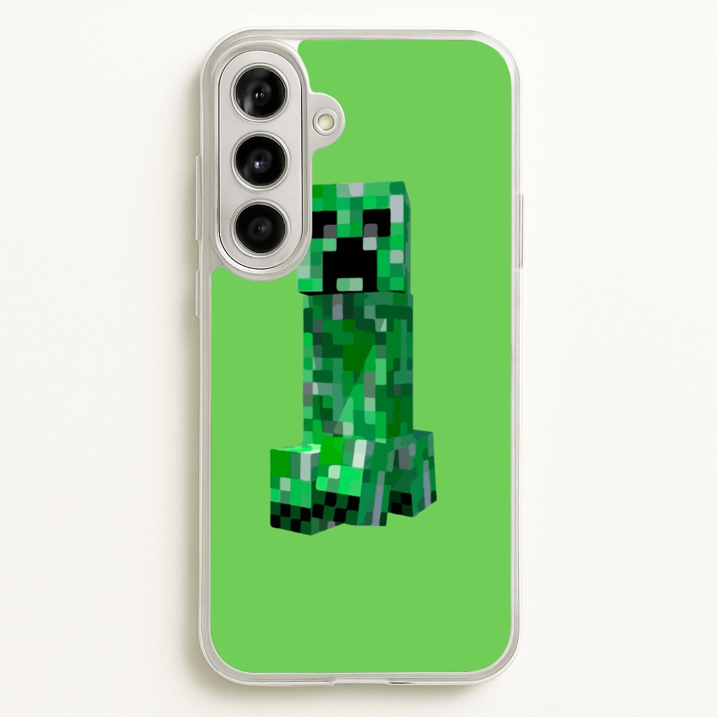 Mining Creeper - Minecraft Phone Case for Galaxy A56
