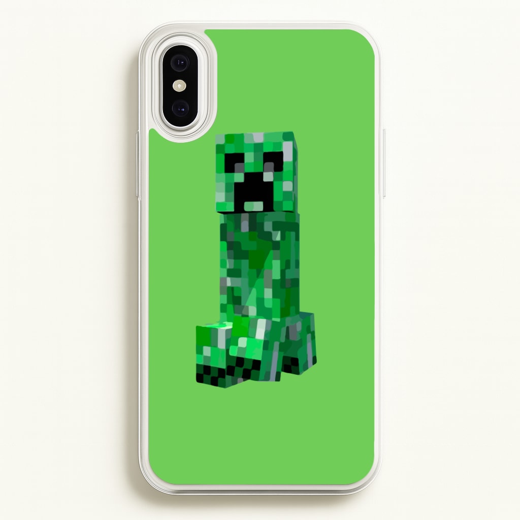 Mining Creeper - Minecraft Phone Case for iPhone XS Max