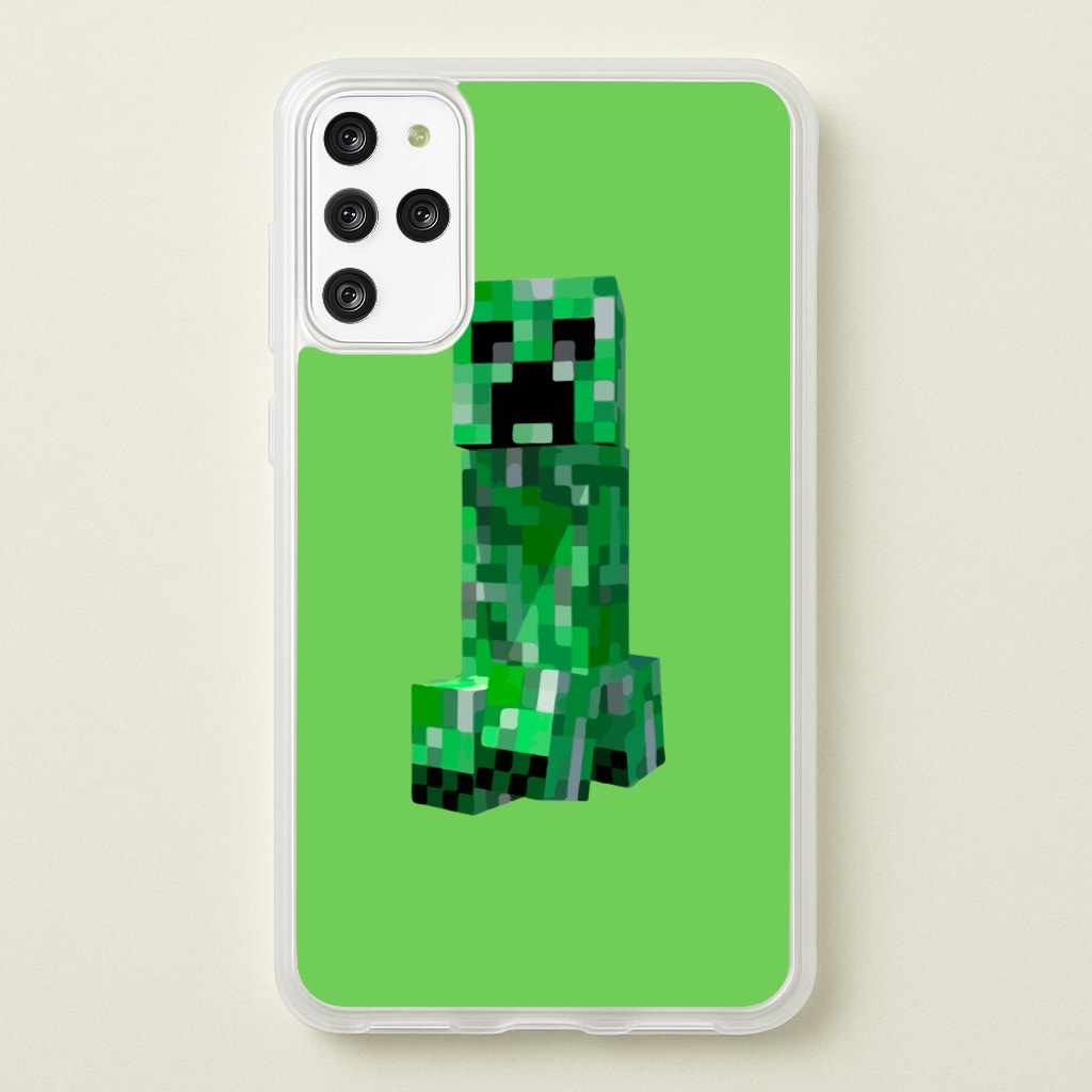 Mining Creeper - Minecraft Phone Case for Galaxy S20 Plus