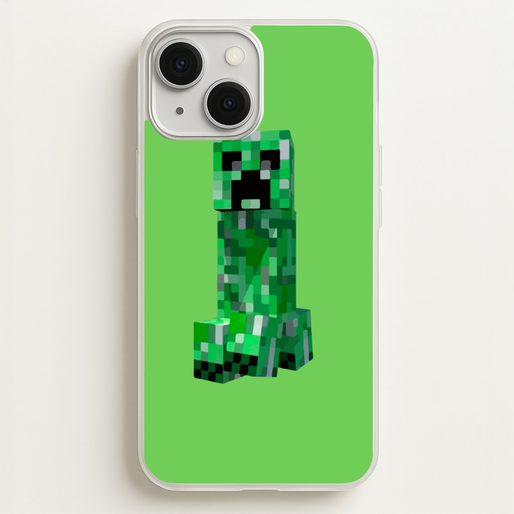 Mining Creeper - Minecraft Phone Case for iPhone 13 Mini