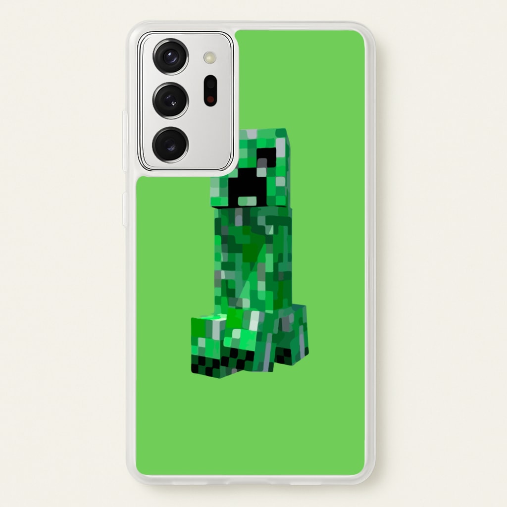 Mining Creeper - Minecraft Phone Case for Galaxy Note 20 Ultra