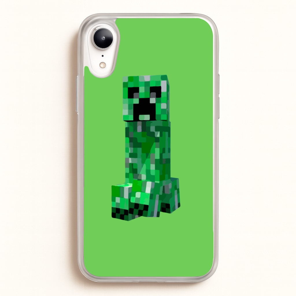 Mining Creeper - Minecraft Phone Case for iPhone XR