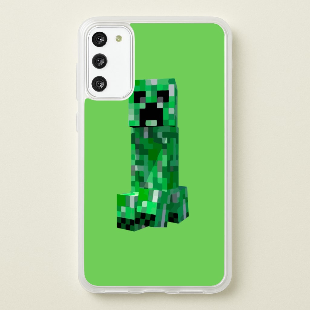 Mining Creeper - Minecraft Phone Case for Galaxy S20