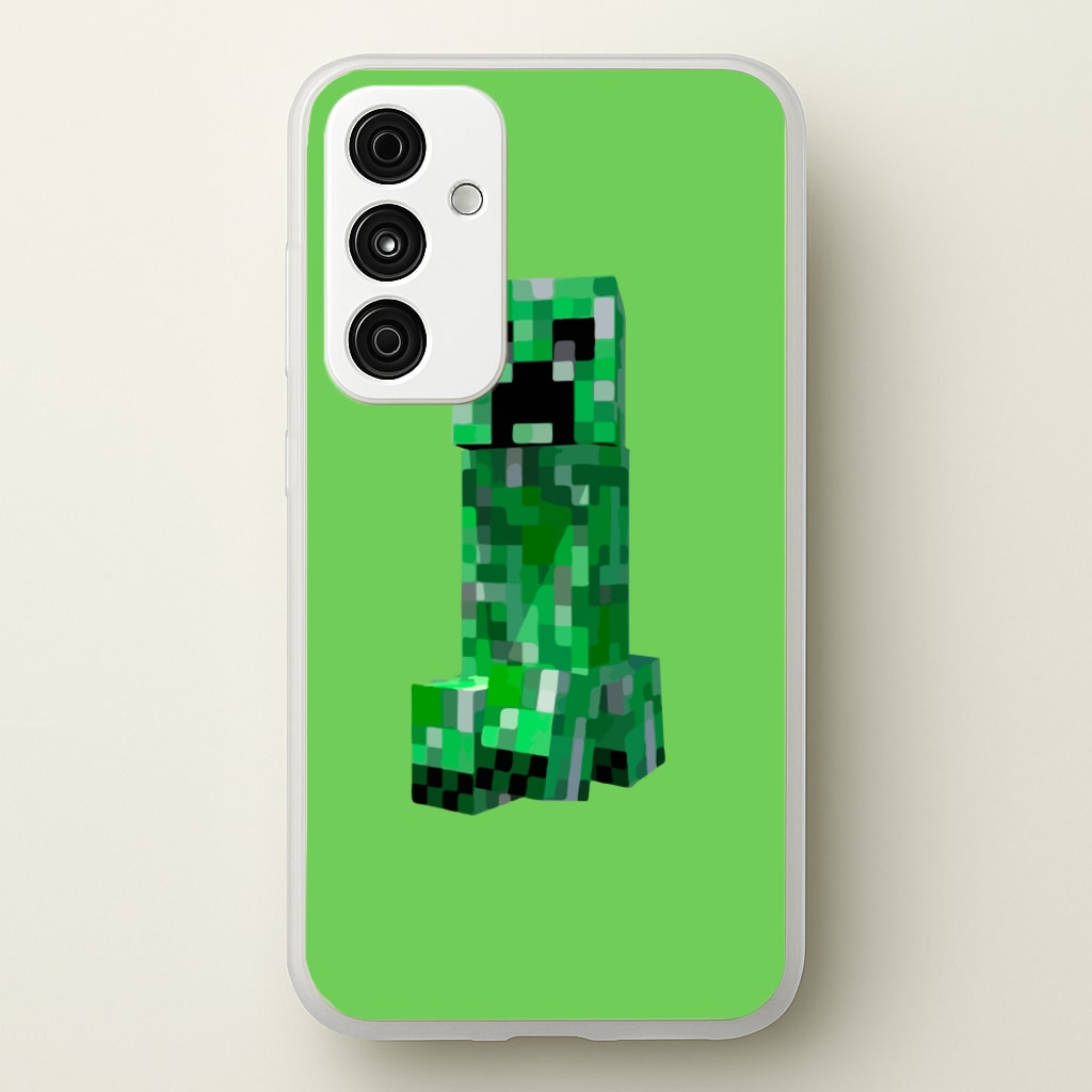Mining Creeper - Minecraft Phone Case for Galaxy A35