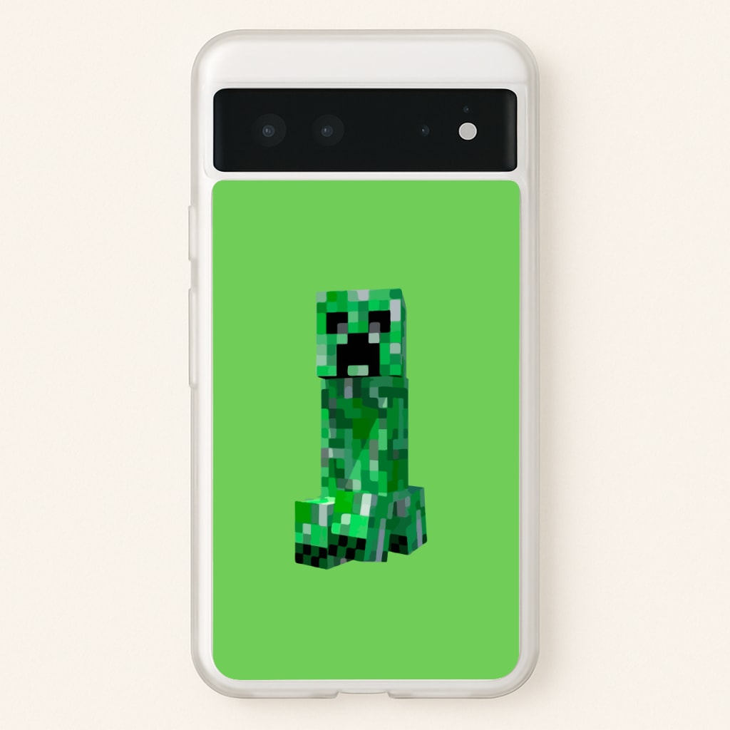 Mining Creeper - Minecraft Phone Case for Google Pixel 6