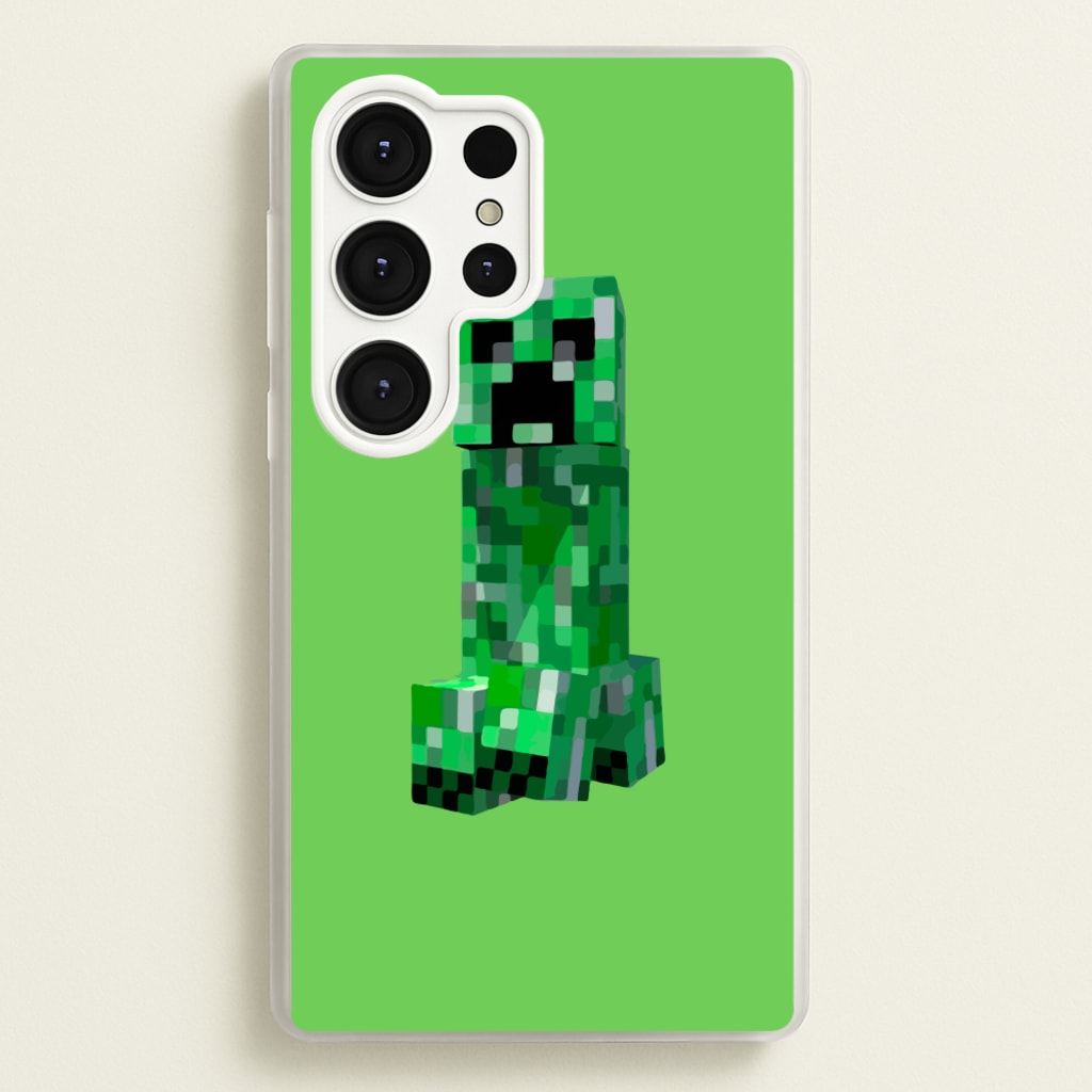 Mining Creeper - Minecraft Phone Case for Galaxy S25 Ultra