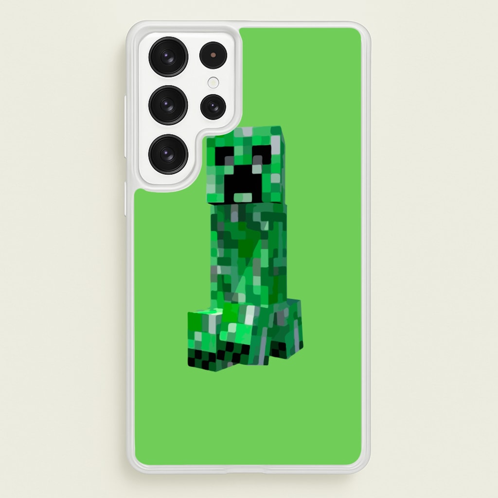 Mining Creeper - Minecraft Phone Case for Galaxy S23 Ultra