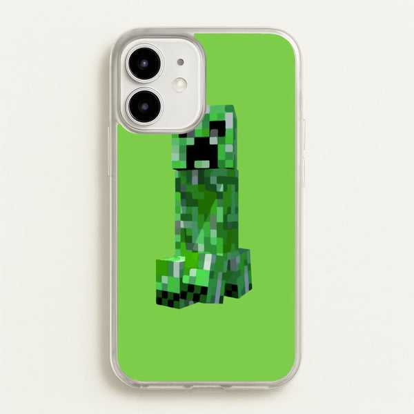 Mining Creeper - Minecraft Phone Case for iPhone 12 / 12 Pro