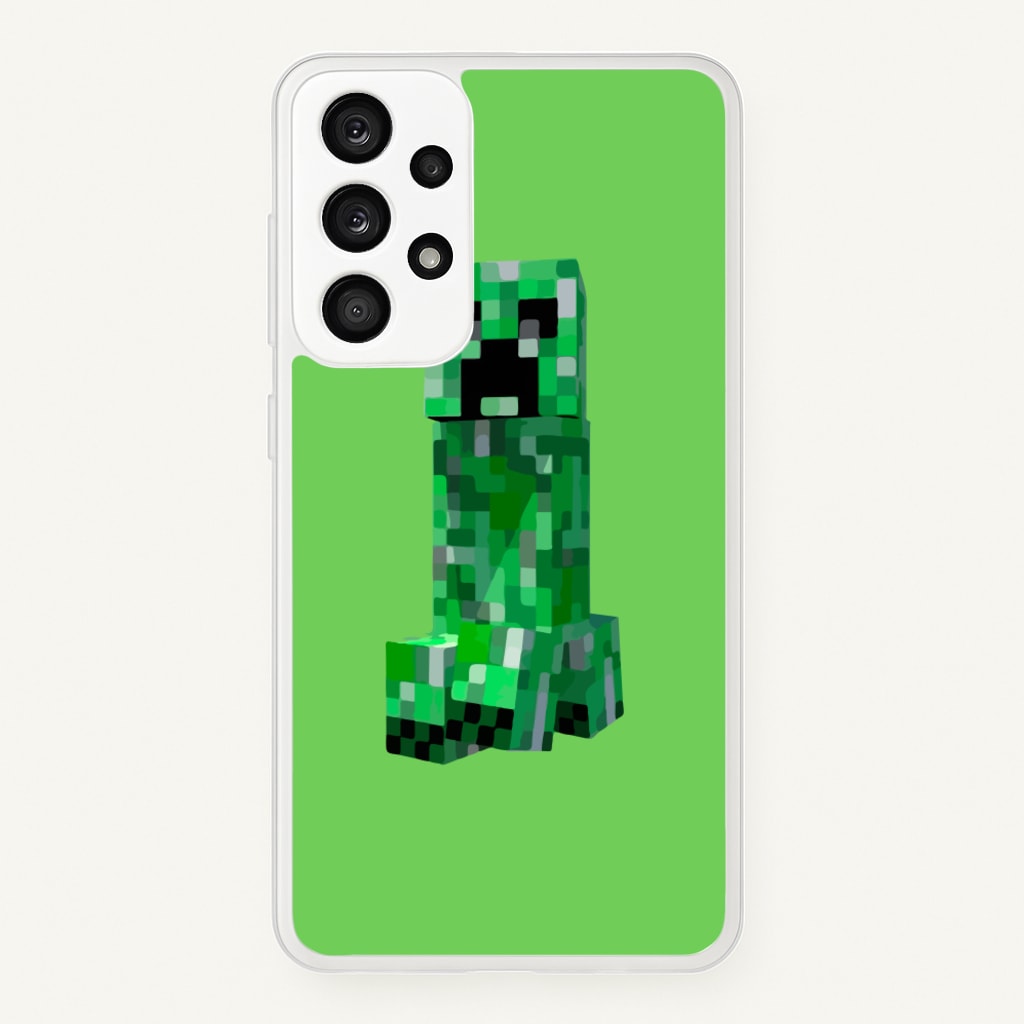 Mining Creeper - Minecraft Phone Case for Galaxy A53