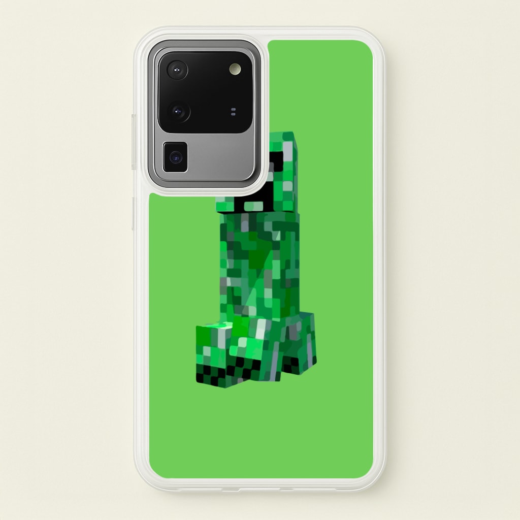 Mining Creeper - Minecraft Phone Case for Galaxy S20 Ultra