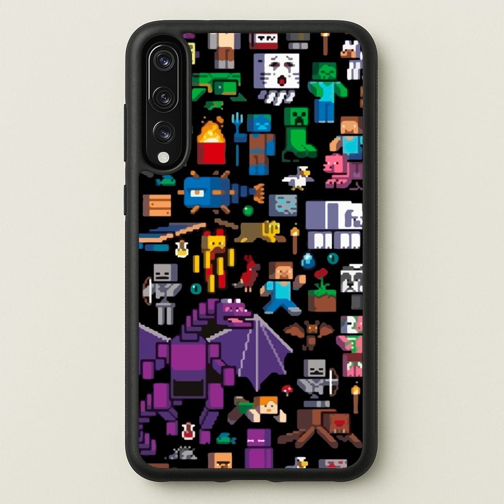 Mining Collage - Minecraft Phone Case for Huawei P20 Pro