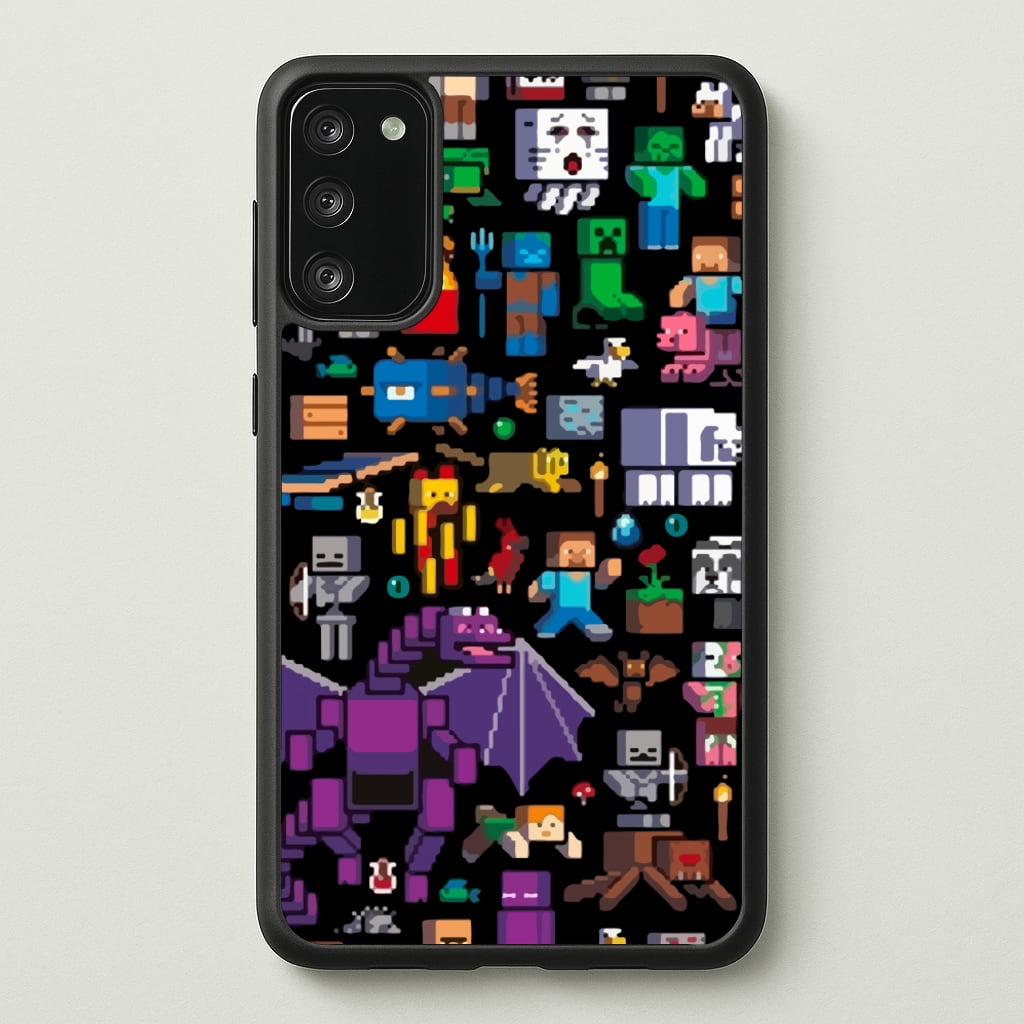 Mining Collage - Minecraft Phone Case for Galaxy A41