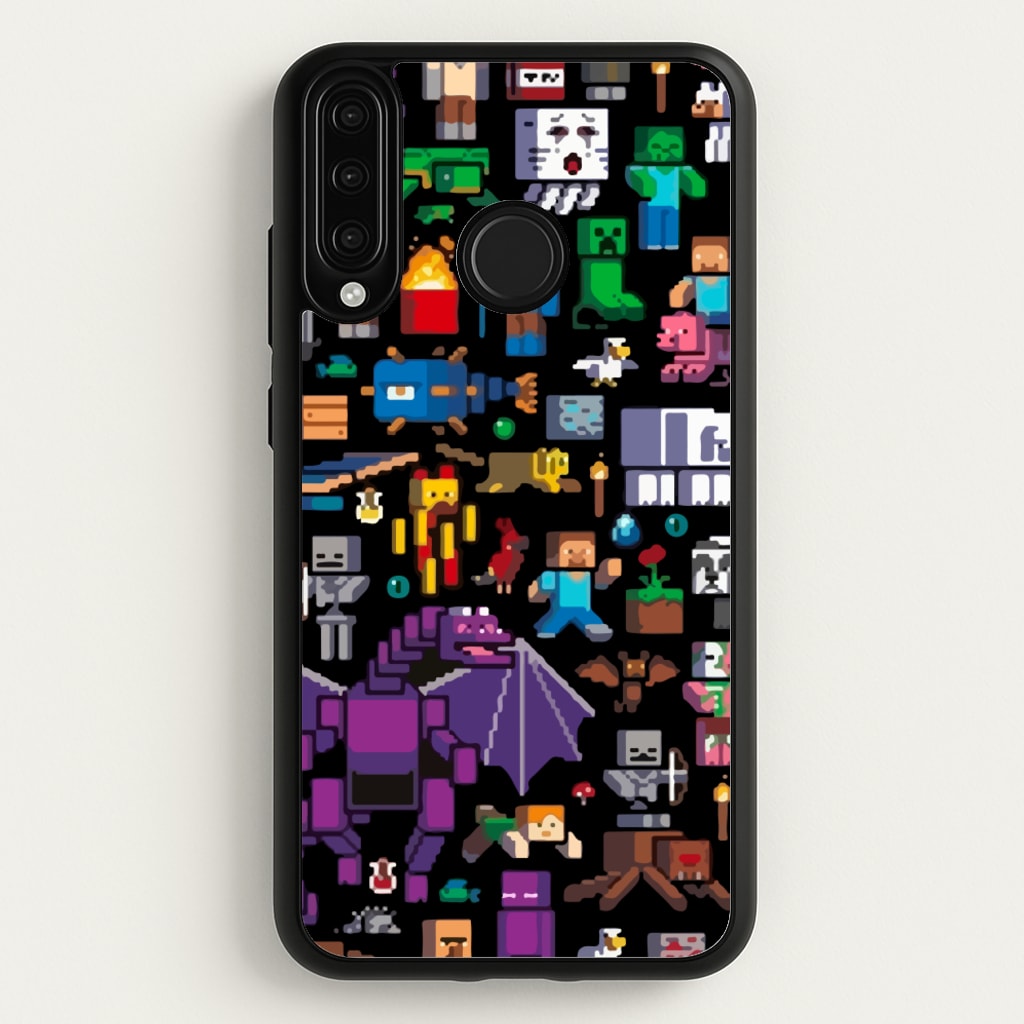 Mining Collage - Minecraft Phone Case for Huawei P30 Lite