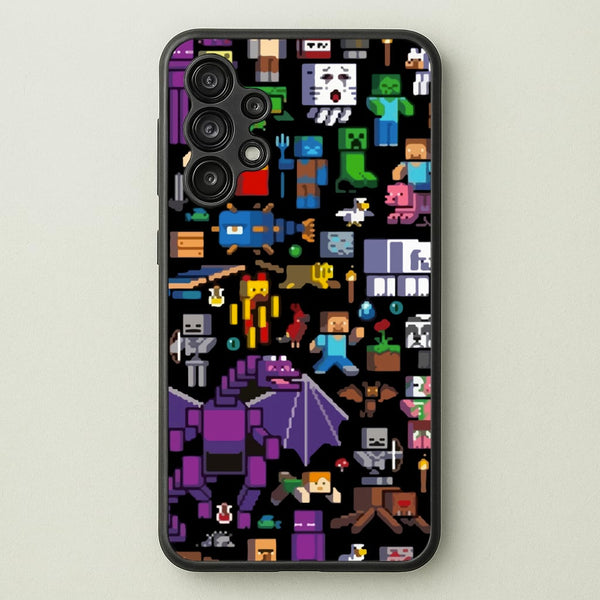 Mining Collage - Minecraft Phone Case for Galaxy A13