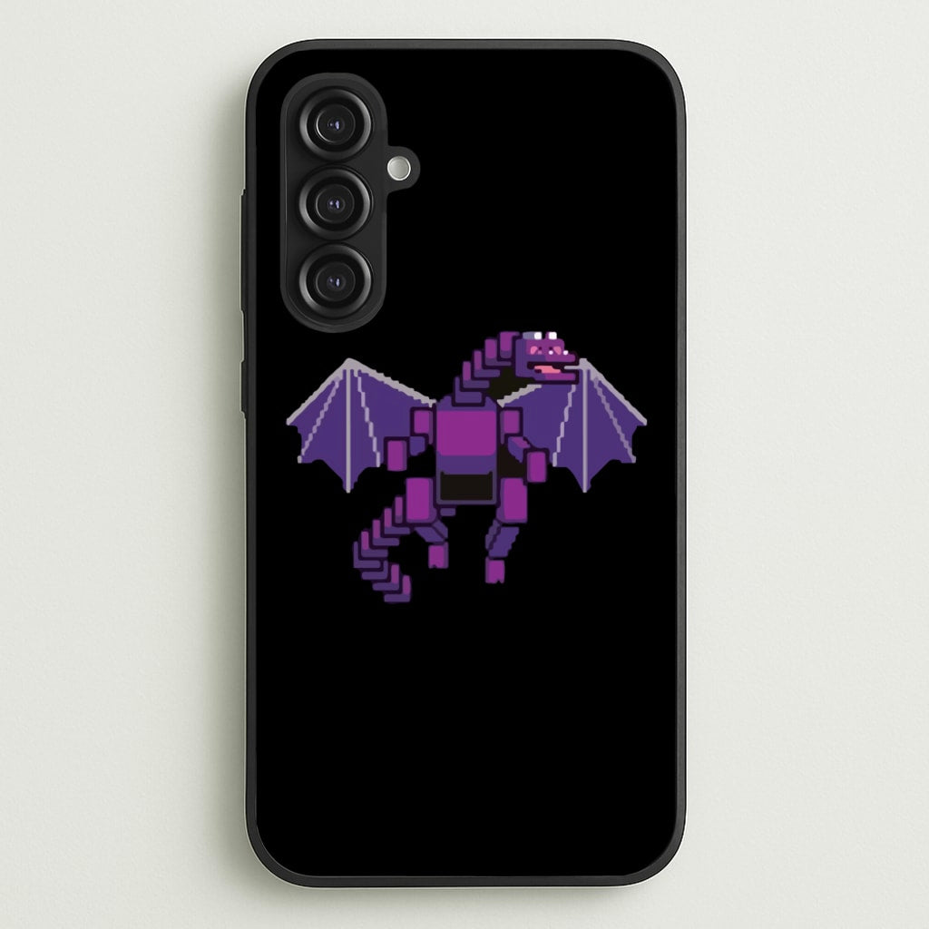 Ender Dragon - Minecraft Phone Case for Galaxy S23FE