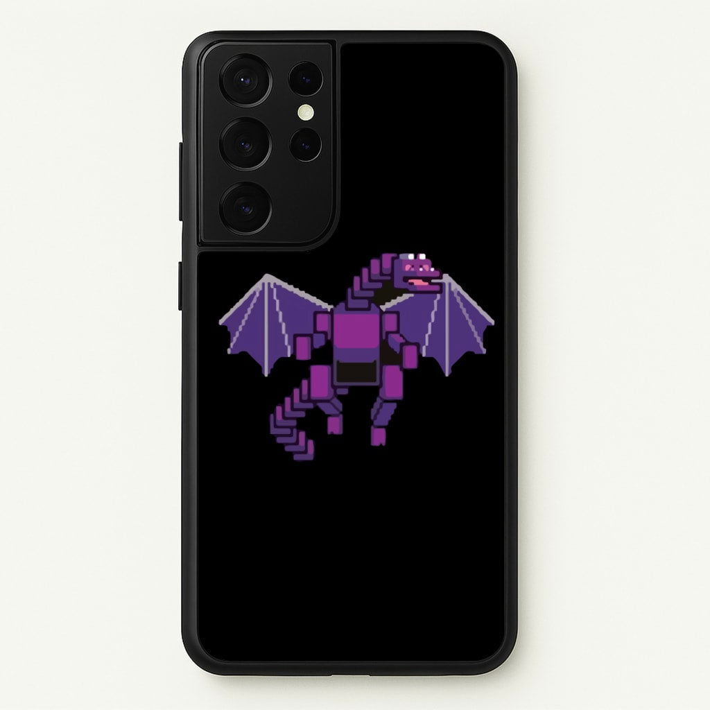 Ender Dragon - Minecraft Phone Case for Galaxy S21 Ultra