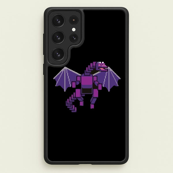 Ender Dragon - Minecraft Phone Case for Galaxy S22 Ultra