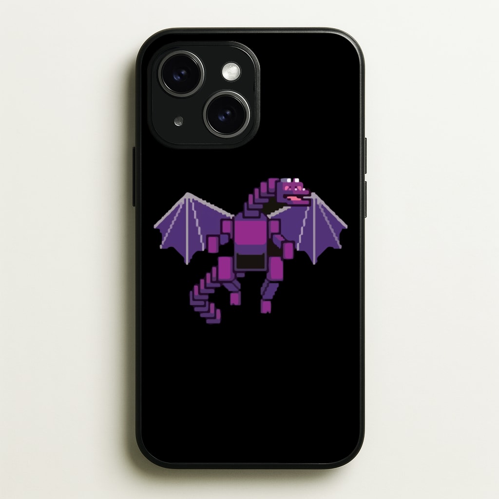 Ender Dragon - Minecraft Phone Case for iPhone 15