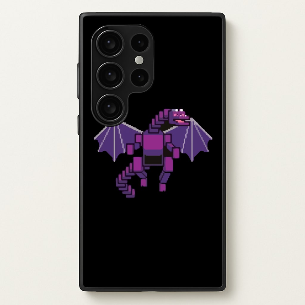 Ender Dragon - Minecraft Phone Case for Galaxy S24 Ultra